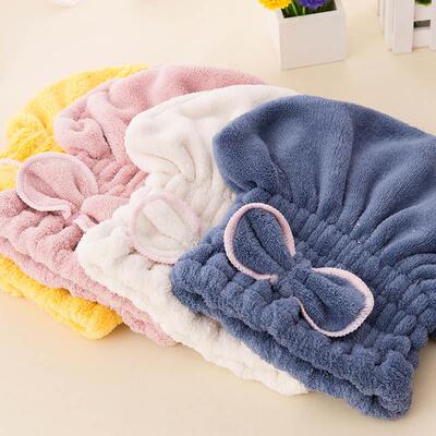 Microfiber 3PC Hair Towel Caps for Women, Soft Ultra