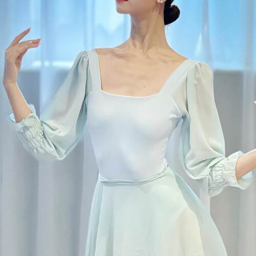 严选现代舞蹈服女2024新款古典舞基本功考级拉丁舞跳舞练功演出连