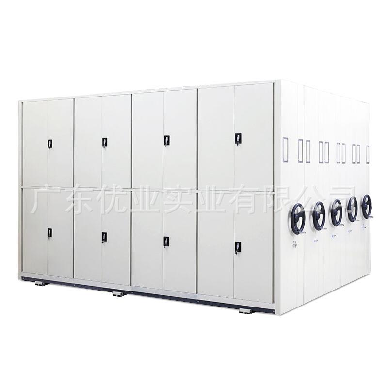 密集架手动密集柜能移动钢制文件柜档案办公移动底图柜密集架