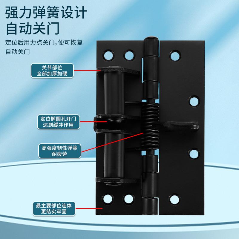多佐致(收能弹簧页自定动关门木门功隐形缓冲回弹门合铰闭门器90