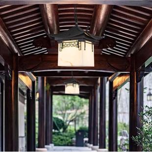 户外吊灯防水新中式庭院灯室外花园凉亭长廊吊灯别墅屋檐古建筑灯