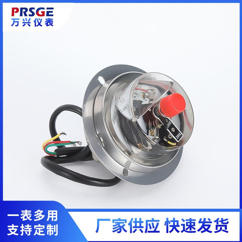 厂家供应压力表 轴向 YNXC60ZT耐震电接点压力表