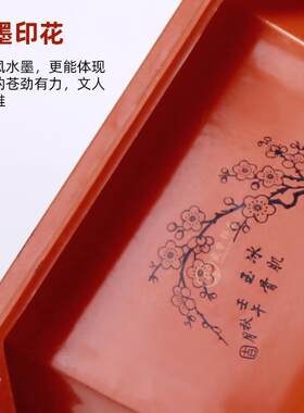 六角盆景盆印花防陶瓷加厚大号种花种菜花盘塑料花盆