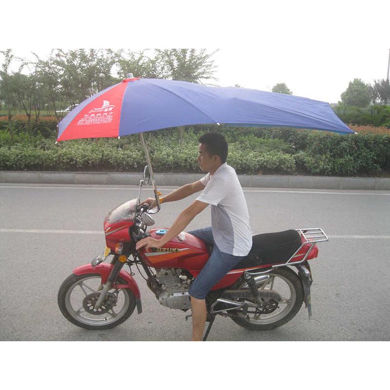 世源加长摩托车伞雨棚三轮车电动车遮阳雨伞防晒太阳伞双层布料