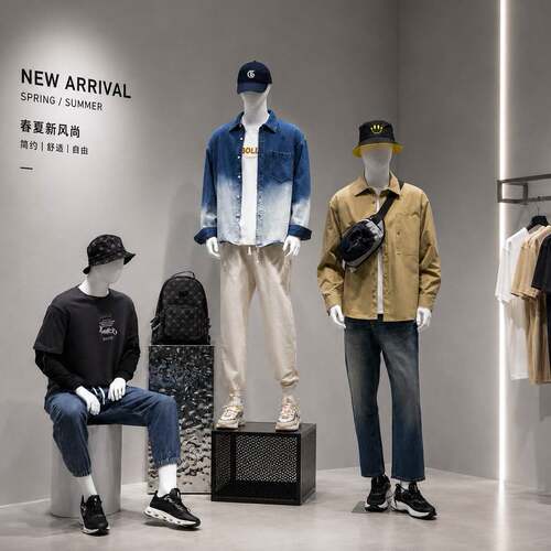 高档男模特道具全身哑白假人体男装人台服装店橱窗模特架子展示架