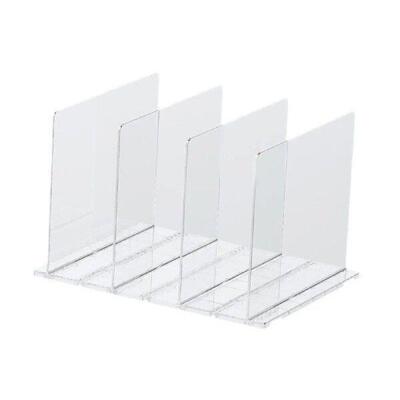 Clear Shelf Dividers Lightweight Shelves Practical for