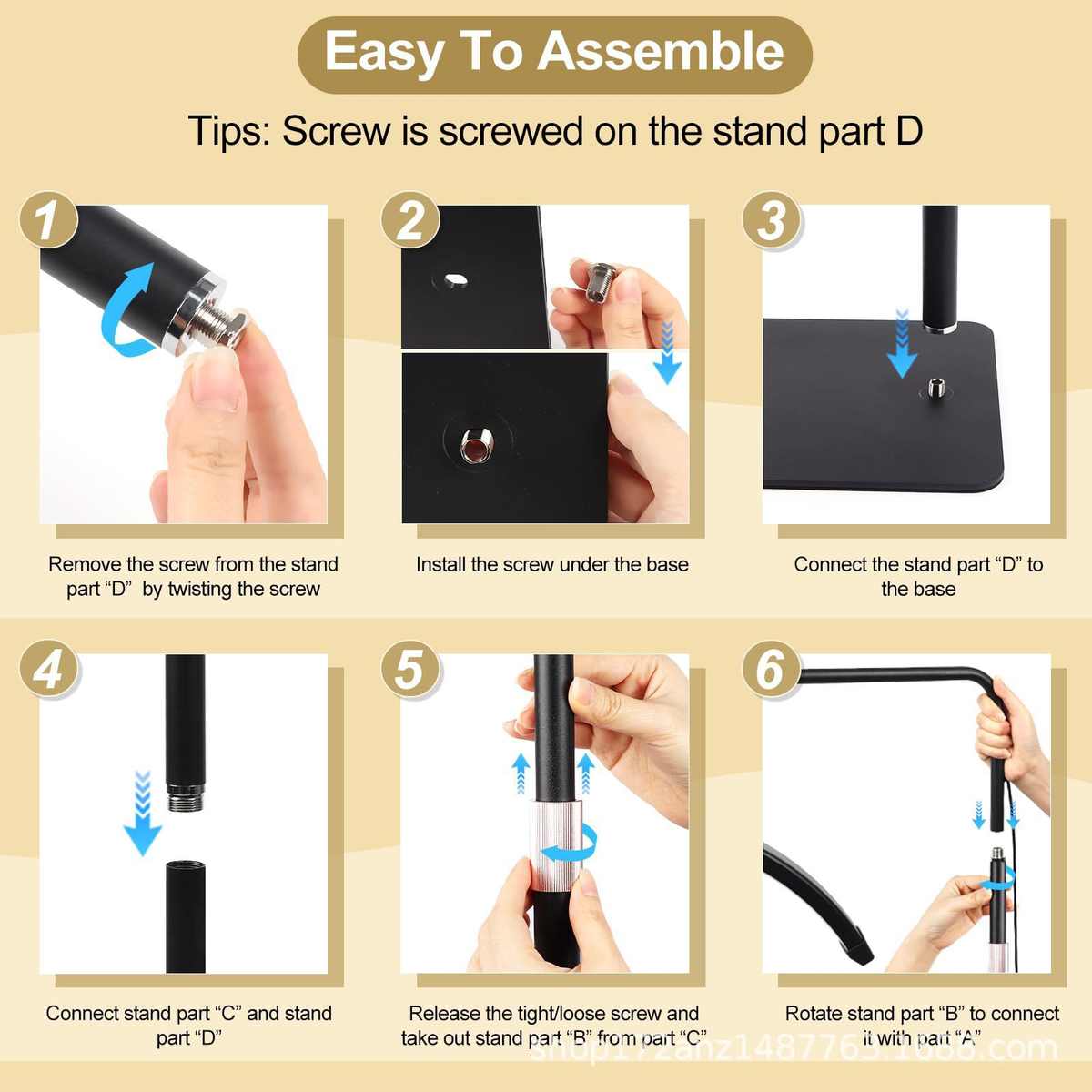 24寸半月美容灯美睫灯无影护眼灯LED纹绣灯美容院专用美甲灯