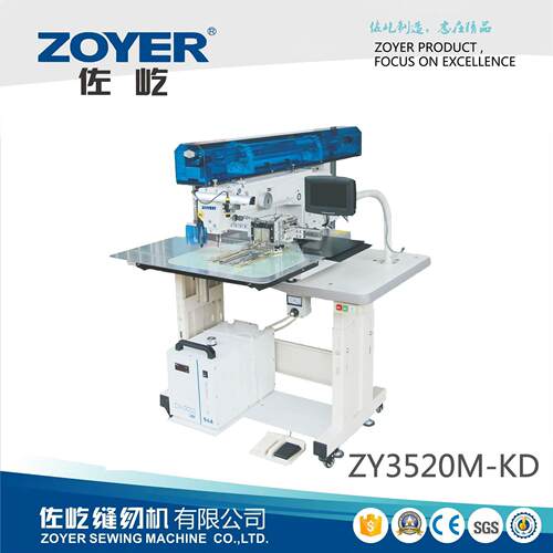 ZY3520M-KD激光开袋机服装牛仔口袋车缝电脑门襟多功能缝纫机