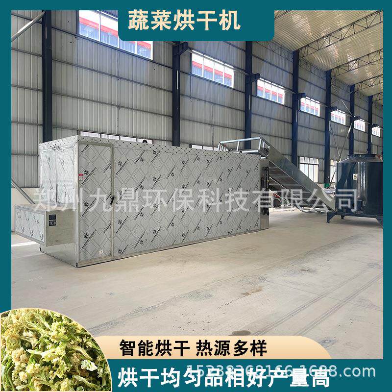 九鼎蔬菜烘干机网带木瓜丝脱水烘干萝卜红薯条干燥机连续烘干设备