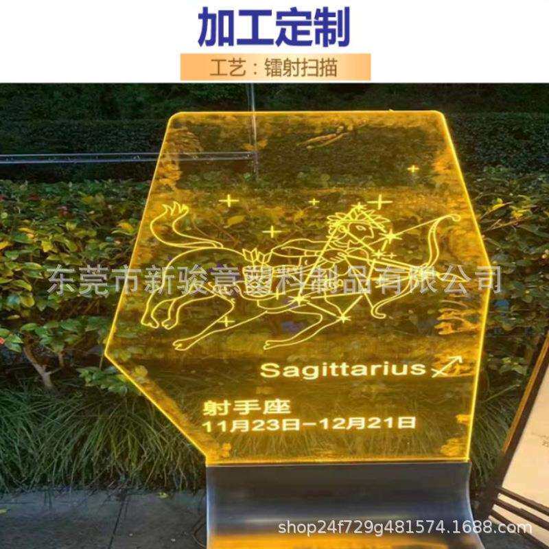 亚克力导光板加工 led背光源发光板白色大尺寸七彩背光 厂家直销图片