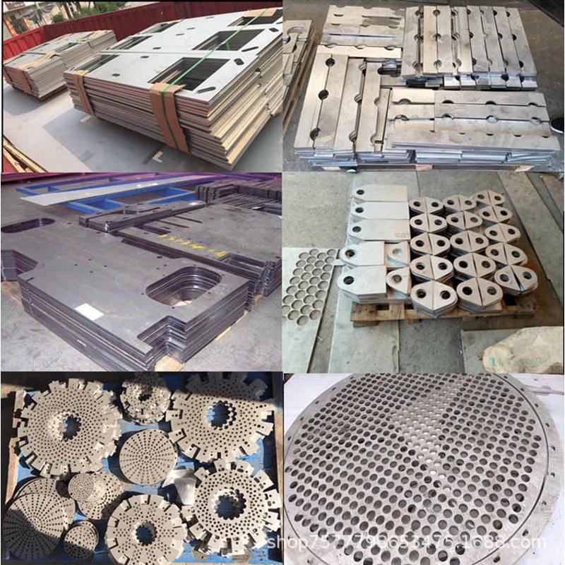 切不锈钢铁板圆板材304钣金件图卷割来激光折弯焊接加工攻牙铝板