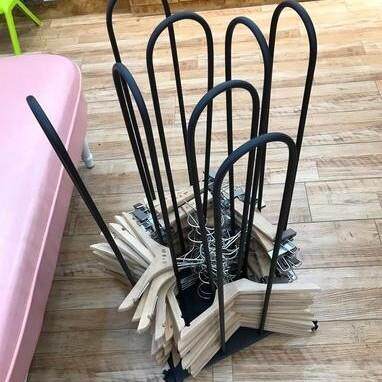 衣架收纳架服装店落地式多功能家用折叠简约现代宿舍立式整理架