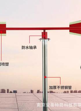 机场风向标 红白相间风向袋 风速风向指示 专用材料 使用寿命长