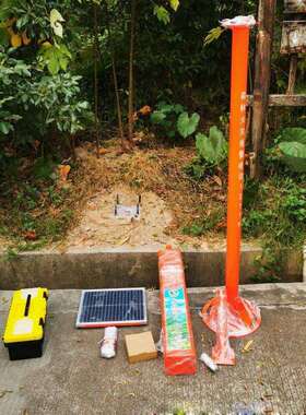 LY-SF30森林防火语音提示杆4.2米红外感应语音宣传杆