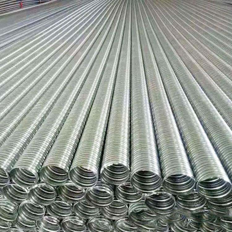 预应力波纹管金属镀锌管地脚螺拴用波纹管隧道地埋整装金属螺旋管