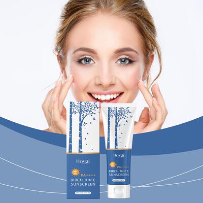 HOYGI Birch Sap Oil Control Protective Cream - A lightweight