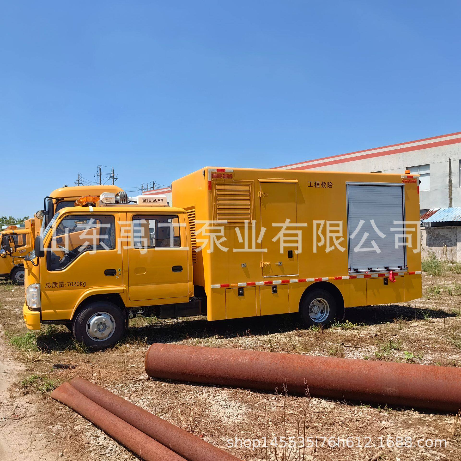 大流量子母式排水抢险车 3000立方防汛排涝泵车