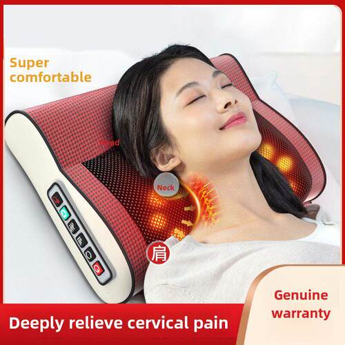 全自动颈椎按摩器颈腰背家用电动多功能按摩枕垫肩颈按摩