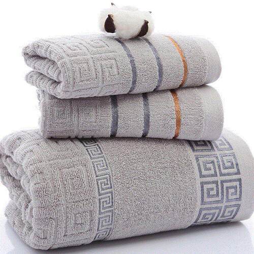 3Pcs Luxury Hotel Cotton Bath Towel Set Hand Face Towel 浴巾