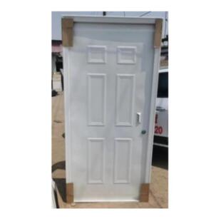 单层铁皮门Garage Door建筑工地临时门经济型轻便仓库门