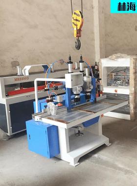 木工数控锁孔全自动门锁孔机单头LINHAI-0双头门锁开机木门木开孔