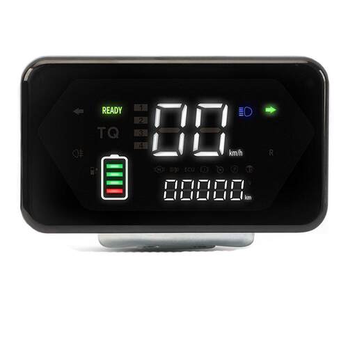 电动车休闲 车显示器电量仪表数码液晶速度通用改装一线 线通配件