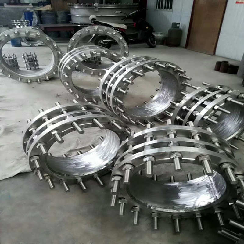 c2f全丝传力接头 304防拉脱热力传力接头 水厂用单双法兰伸缩接头