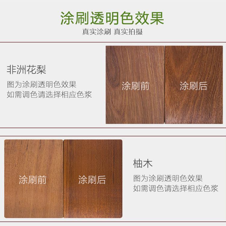 木蜡油圣欧美绿茶抗UV快干木木油漆防腐户外专用抗紫外线透明环保