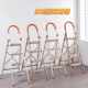 家用折叠梯厂家批发不锈钢人字梯室内梯爬梯加厚带扶手梯登高梯子