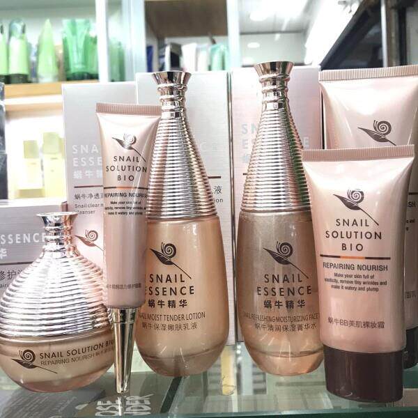 kaoyo花样蜗牛修护美肌洁面水乳霜bb眼霜提亮嫩肤保湿补水品