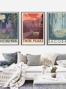 Famous Movie Wall Poster Canvas Painting Landscape Posters