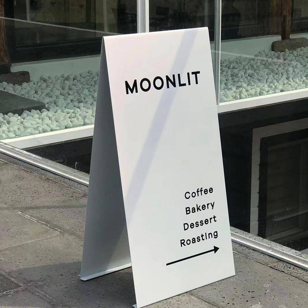 落地立式指示立牌咖啡奶茶店门口展示牌A字广告牌停车牌招牌