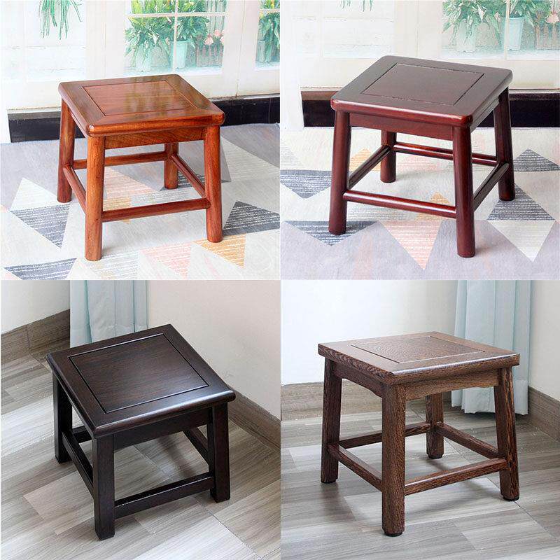 采购产品中式家居实木矮凳，现代红木方凳，黑檀木客厅榫卯小板凳