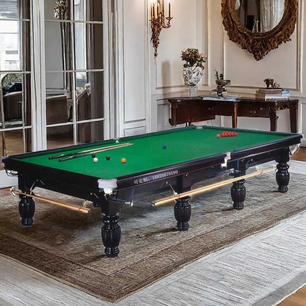 斯偌克台球桌多大球星东莞深圳斯诺克台球桌的价格是多少钱一台