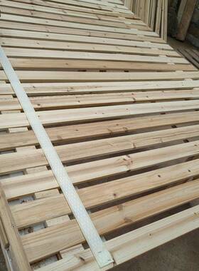 架杉木床板实木铺床板折叠床板整板块垫片防潮透气排838骨床架木