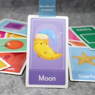 跨境英语启蒙Flashcards闪卡字母儿童早教颜色数字形状动物ABC