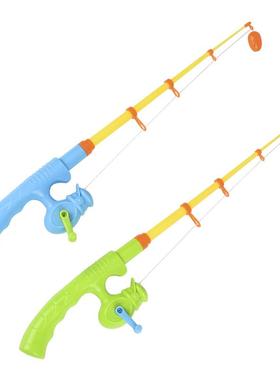 钓玩具 儿鱼童感应女发光磁43705性套小男孩宝装宝捞竿吊2-3-6半