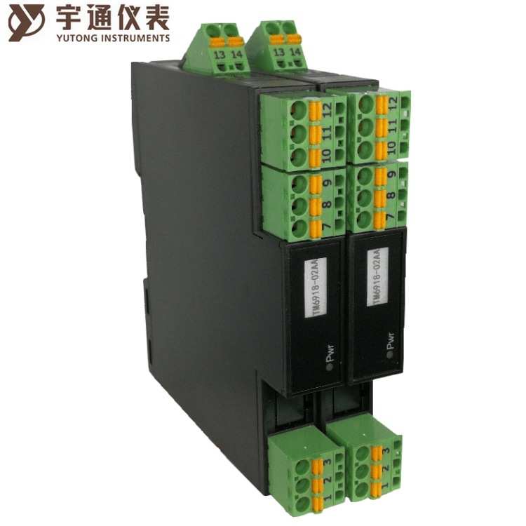重庆宇通TM6051直流信号隔离器(0)4~20mA (0)1~5V 或其它指定信号