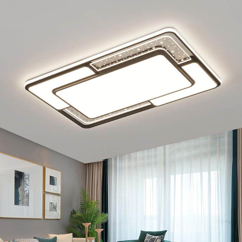 led吸顶灯客厅灯北欧轻奢创意卧室简约现代大气家用房间套餐灯具