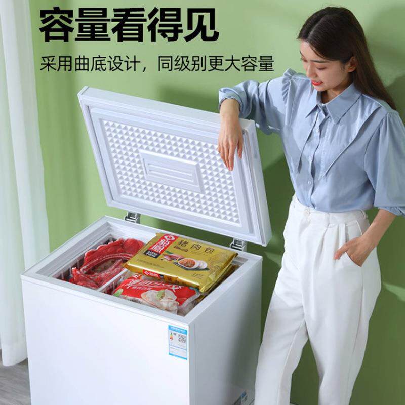 海 尓 家用租房节能小型冰柜无霜迷你冰箱全冷冻冷藏两用雪糕冷柜