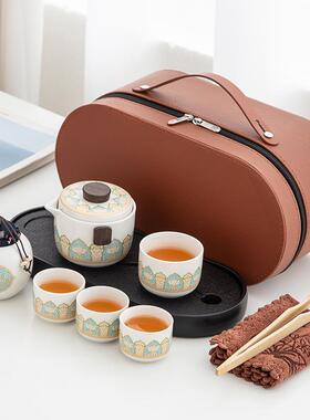 旅行茶12640茶具套装带盘茶便携泡茶功夫公司活动年会庆典具送客