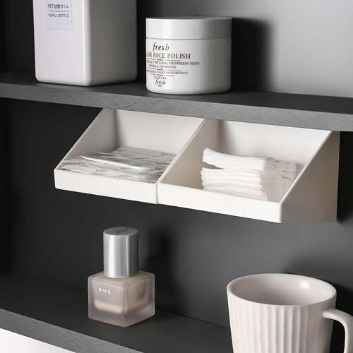 Bathroom Mirror Cabinet Storage Box, Washstand Organizer for