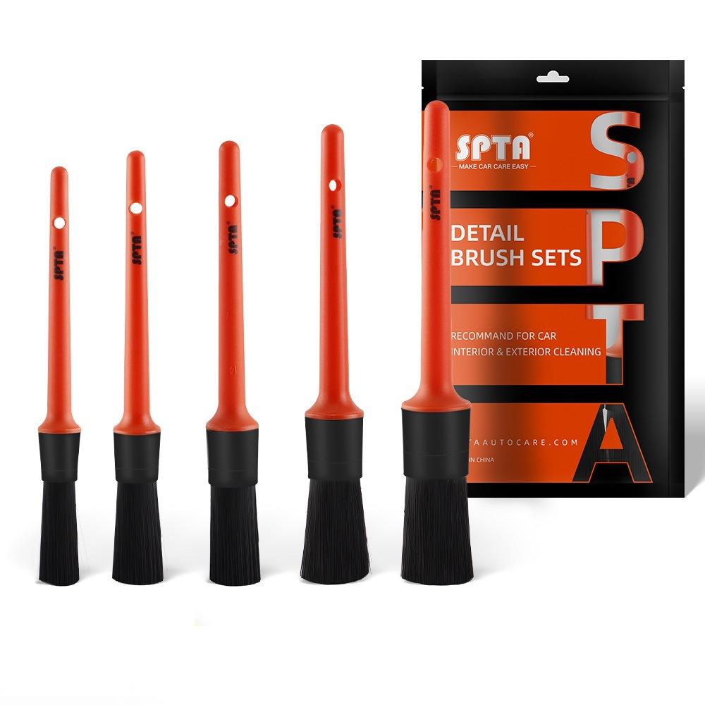 汽车中网风口细节缝隙刷 五件套装内饰刷 软毛精洗工具空调刷