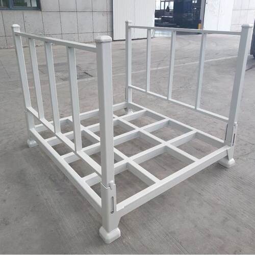周转架货架厂家销售折叠式可堆叠重型货架可叉车搬运金属托盘