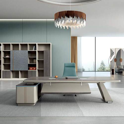 工厂直销简约现代总裁经理主管电脑桌椅老板办公室大班台组合桌