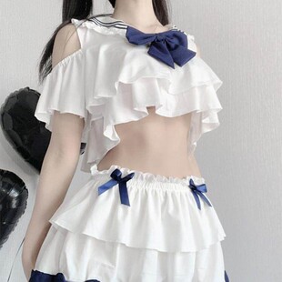 情侣倩趣内衣小胸qq可爱纯欲日系学生莉萝性感水手jk制服套装ny