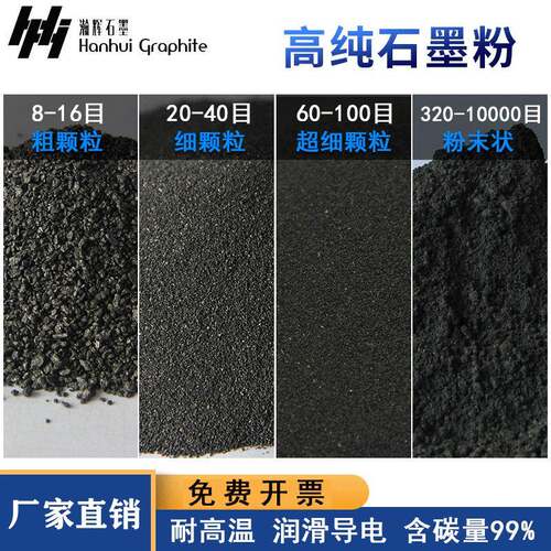 高纯石墨粉2000目3000目导电导热润滑模具脱模厂家直销石墨粉末