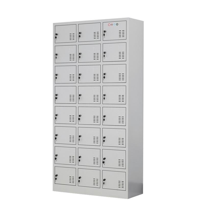 工厂员工鞋柜宿舍六门铁皮更衣柜浴室带锁24门储物柜四门换衣柜子