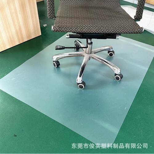 东莞厂家PP地板保护垫办公转椅塑料地垫 舒适办公pp透明地垫