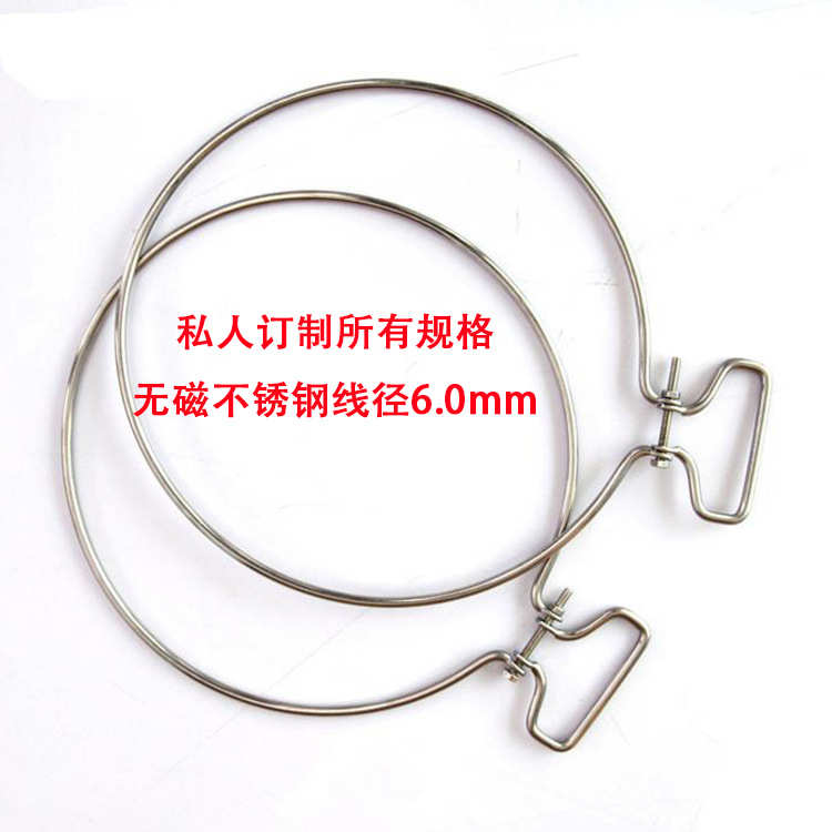 不锈钢菜板圆箍菜板提手红铁木菜板钢箍铁箍砧板箍